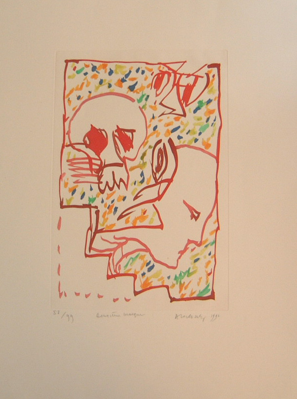 Pierre Alechinsky Original-Grafik, signiert und nummeriert > Details bei info@utebarth.com